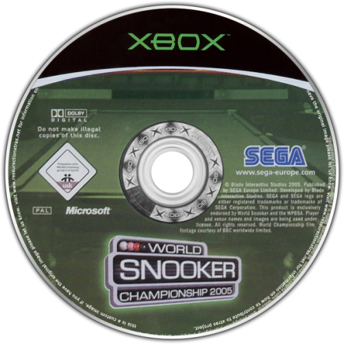 World Snooker Championship 2005 (Europe) Game Disc